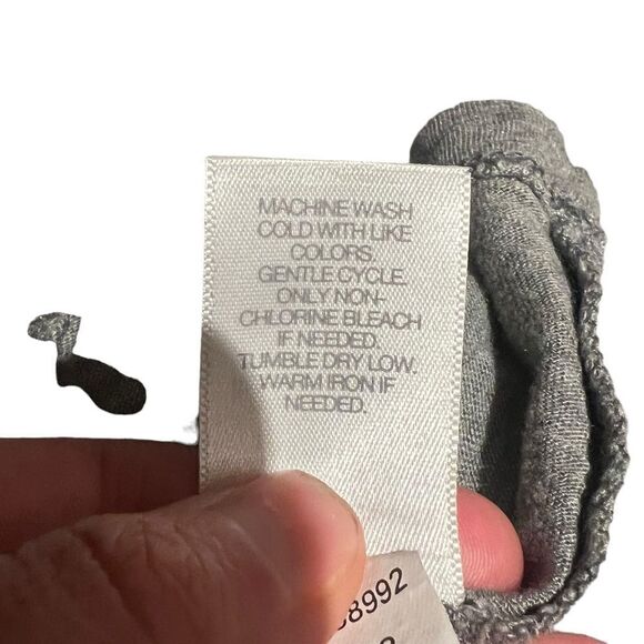 3 for $30! J. Jill grey v neck tunic. Size xsp - Picture 4 of 8